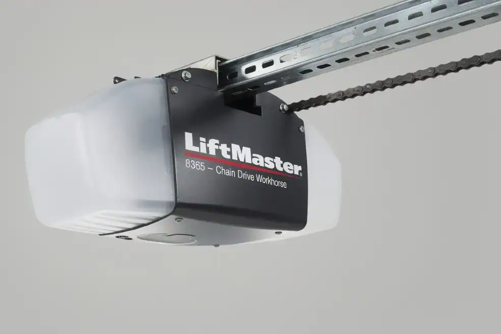a robust chain drive garage door opener