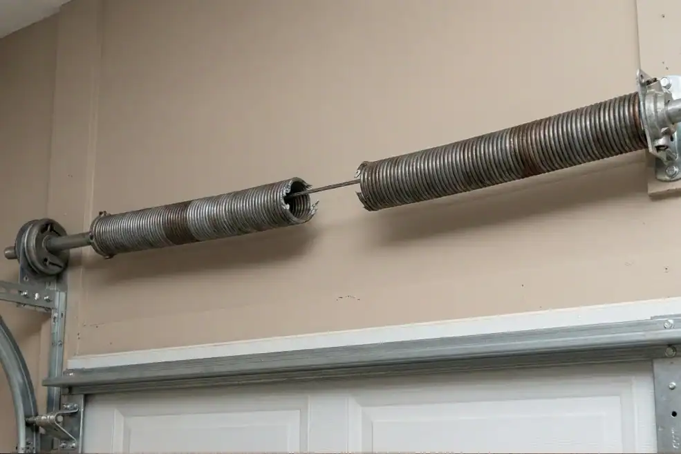 broken garage door springs