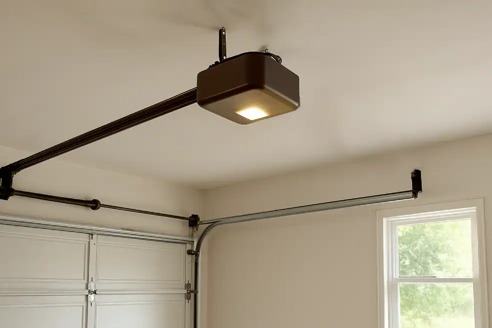 garage door opener mounted