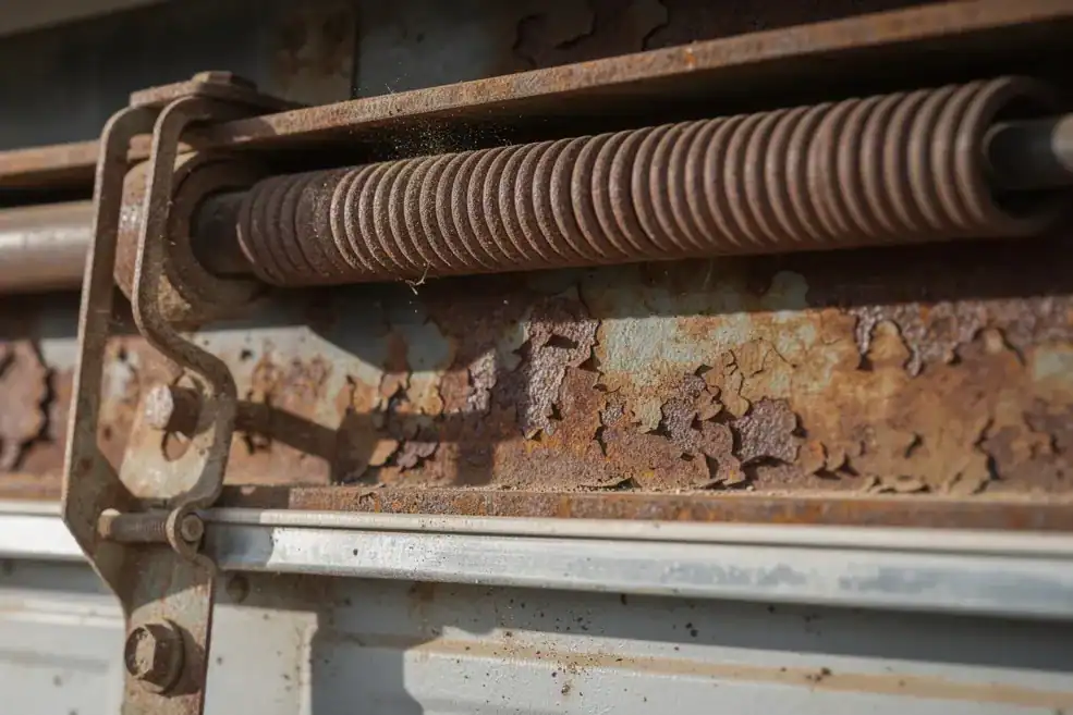 rusted garage door springs